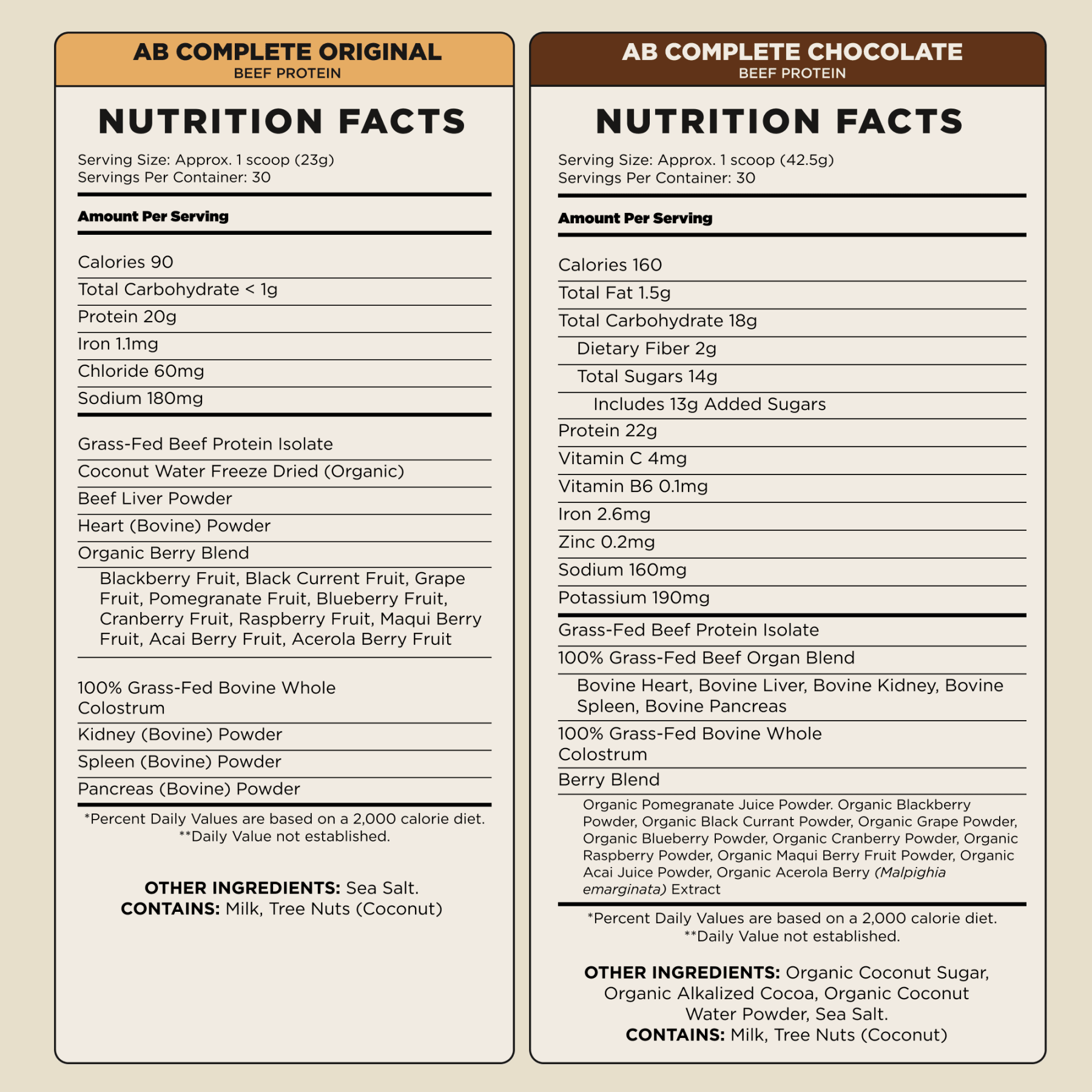 Animal-Based Complete Beef Protein (Original)