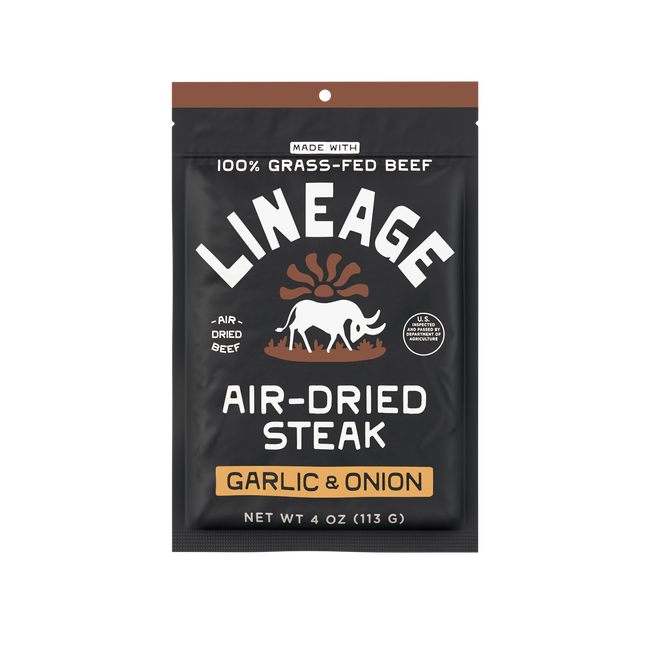 100% Grass-Fed Air-Dried Steak - Garlic & Onion
