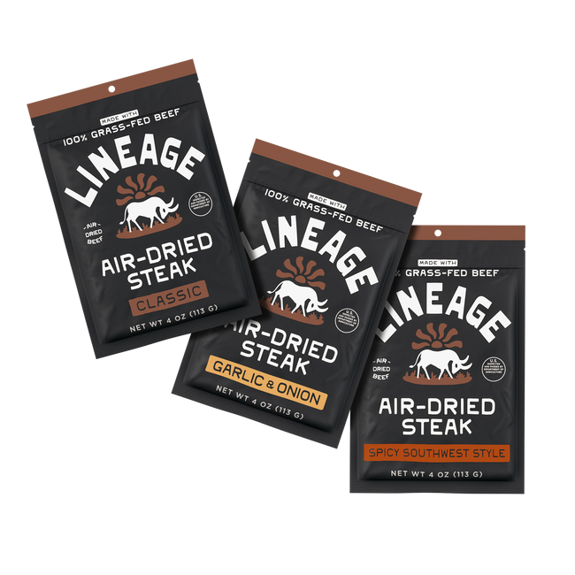 100% Air Dried Steak - Variety Pack