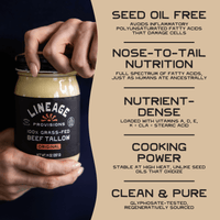 100% Grass-Fed Beef Tallow