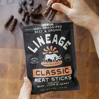 100% Grass-Fed Beef and Organ Meat Sticks – Classic