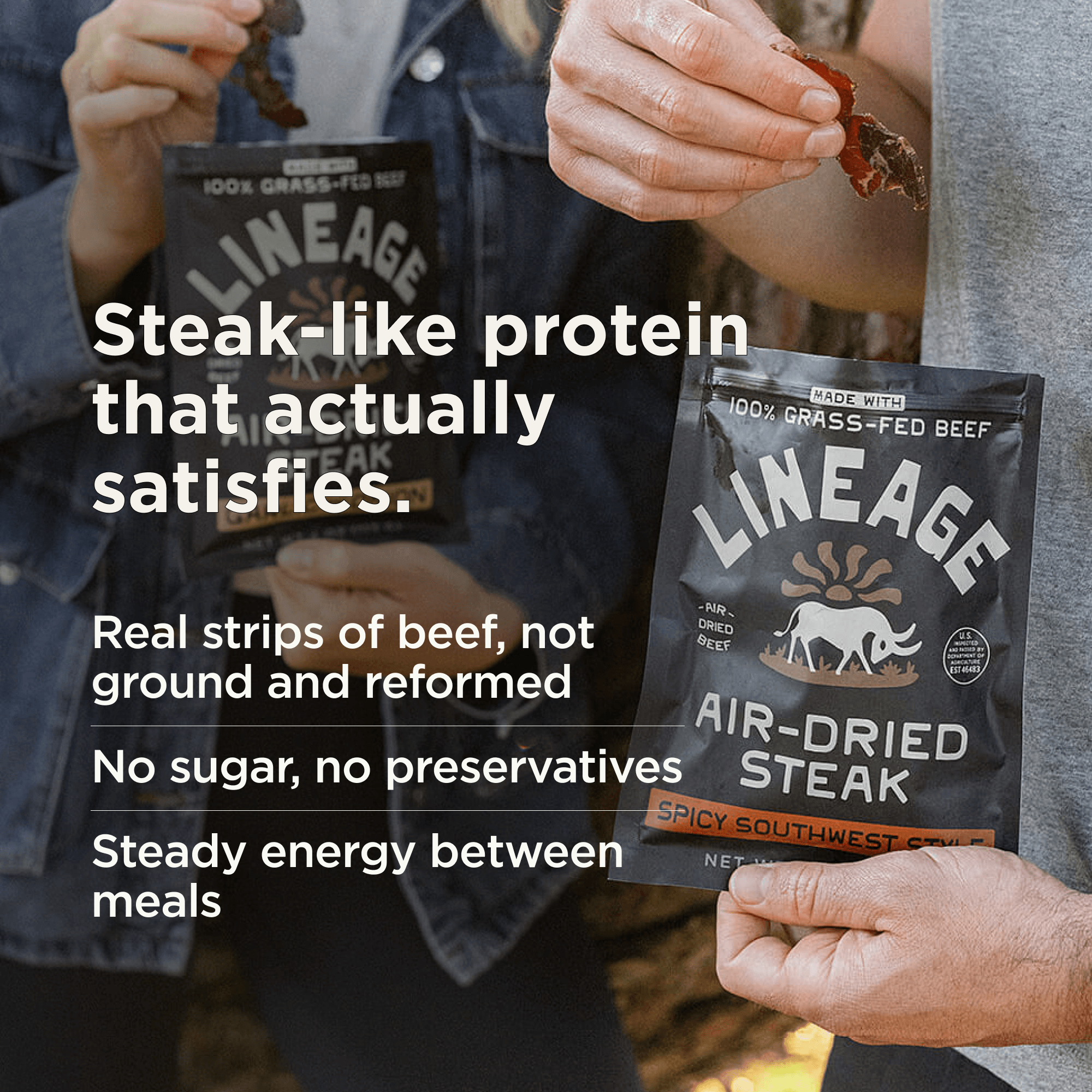 100% Grass-Fed Air-Dried Steak (Classic)