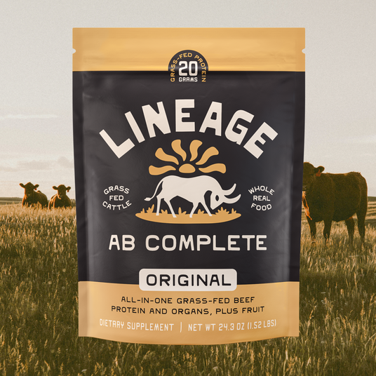 Animal-Based Complete: Grass-Fed Beef Protein, Organ, & Fruit Powder