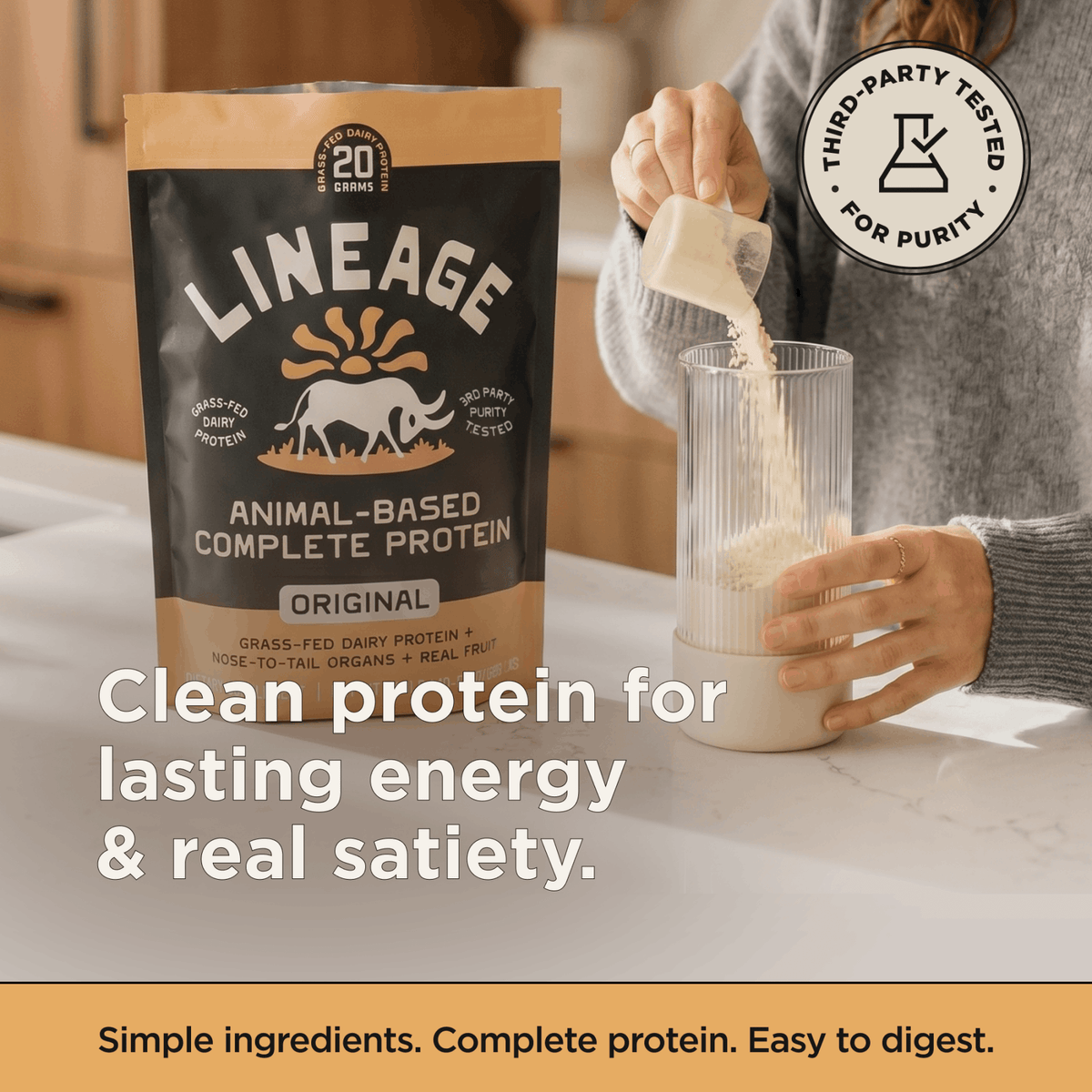 Animal-Based Complete - Dairy Protein (Original) – Lineage Provisions