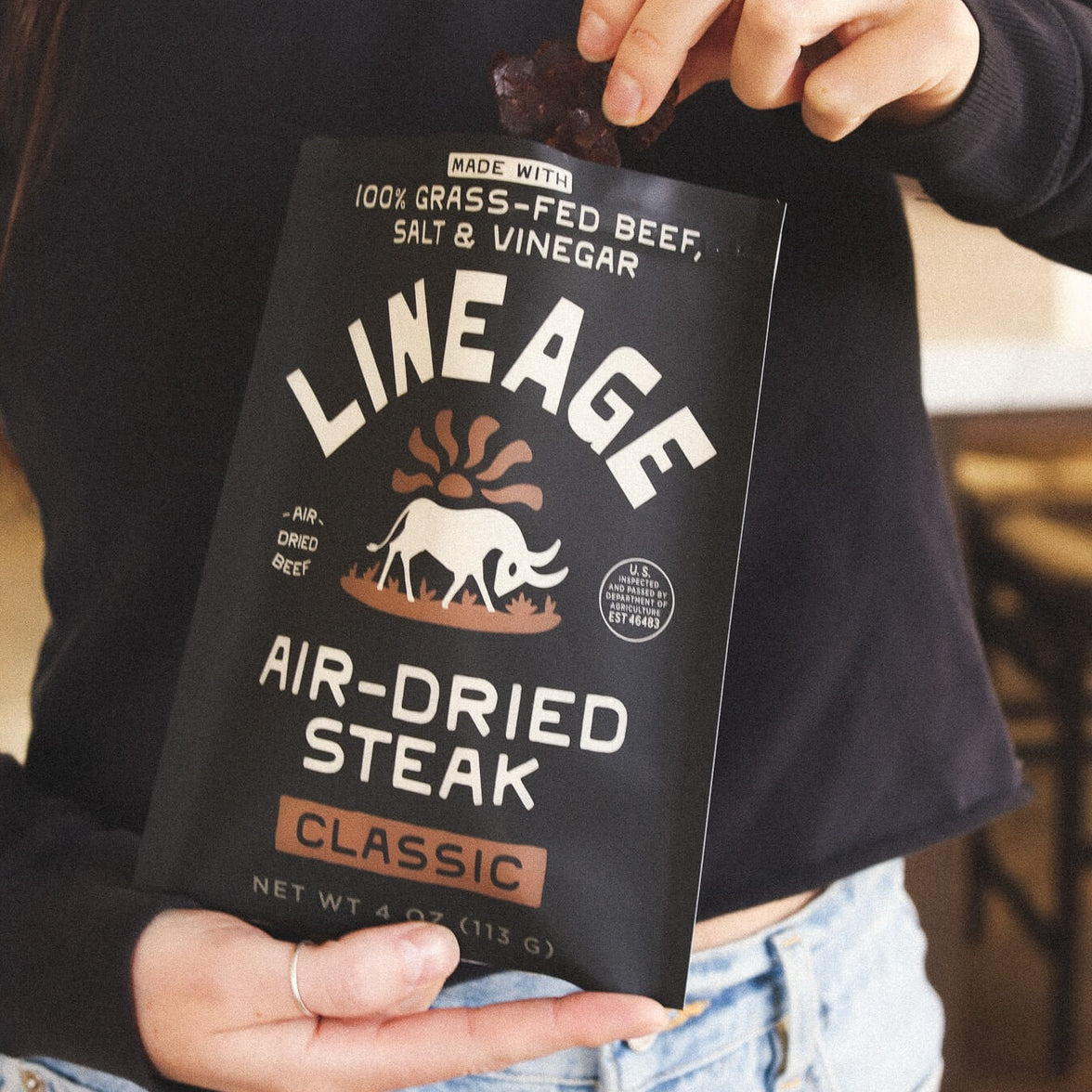 100 GrassFed AirDried Steak Lineage Provisions