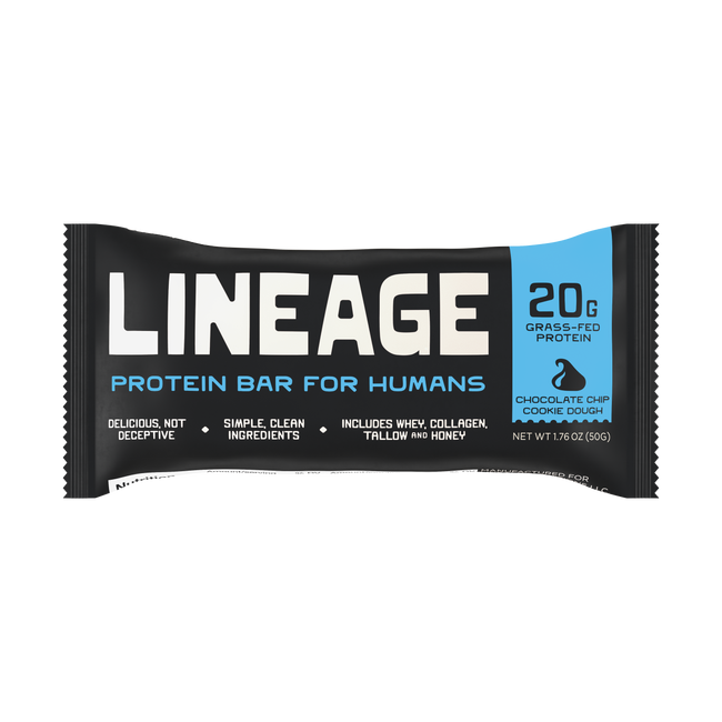 The Lineage Protein Bar (Chocolate Chip Cookie Dough)