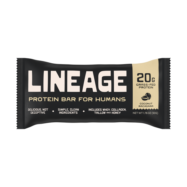 The Lineage Protein Bar (Coconut Macadamia)