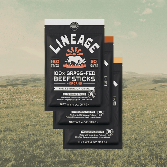100% Grass-Fed Beef Sticks – Ancestral Recipe (Variety Pack)