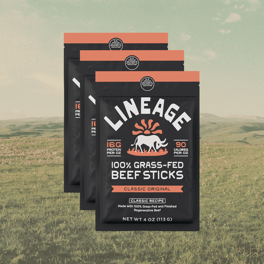 100% Grass-Fed Beef Sticks (Original Flavor)