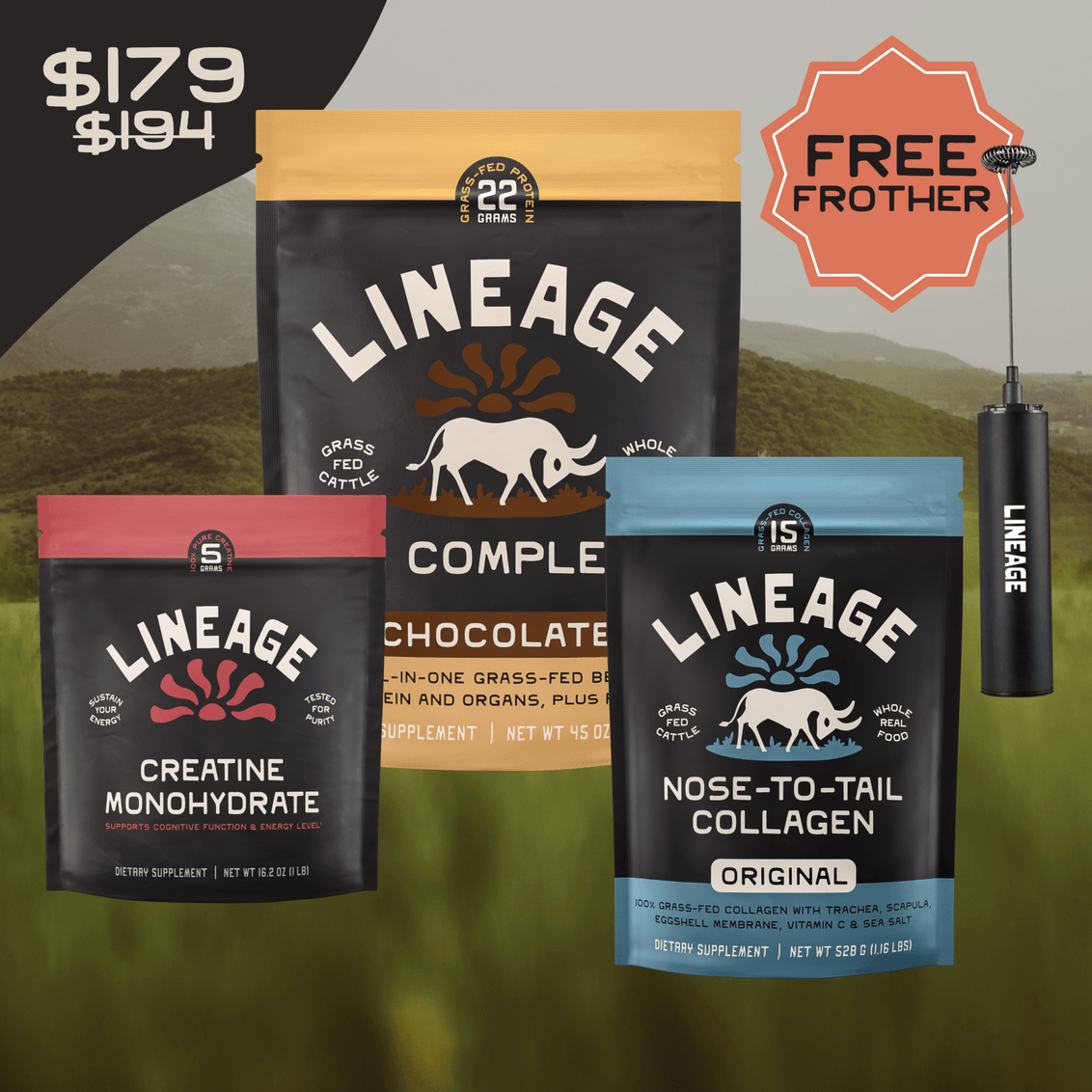 Clean Power Trio - Chocolate