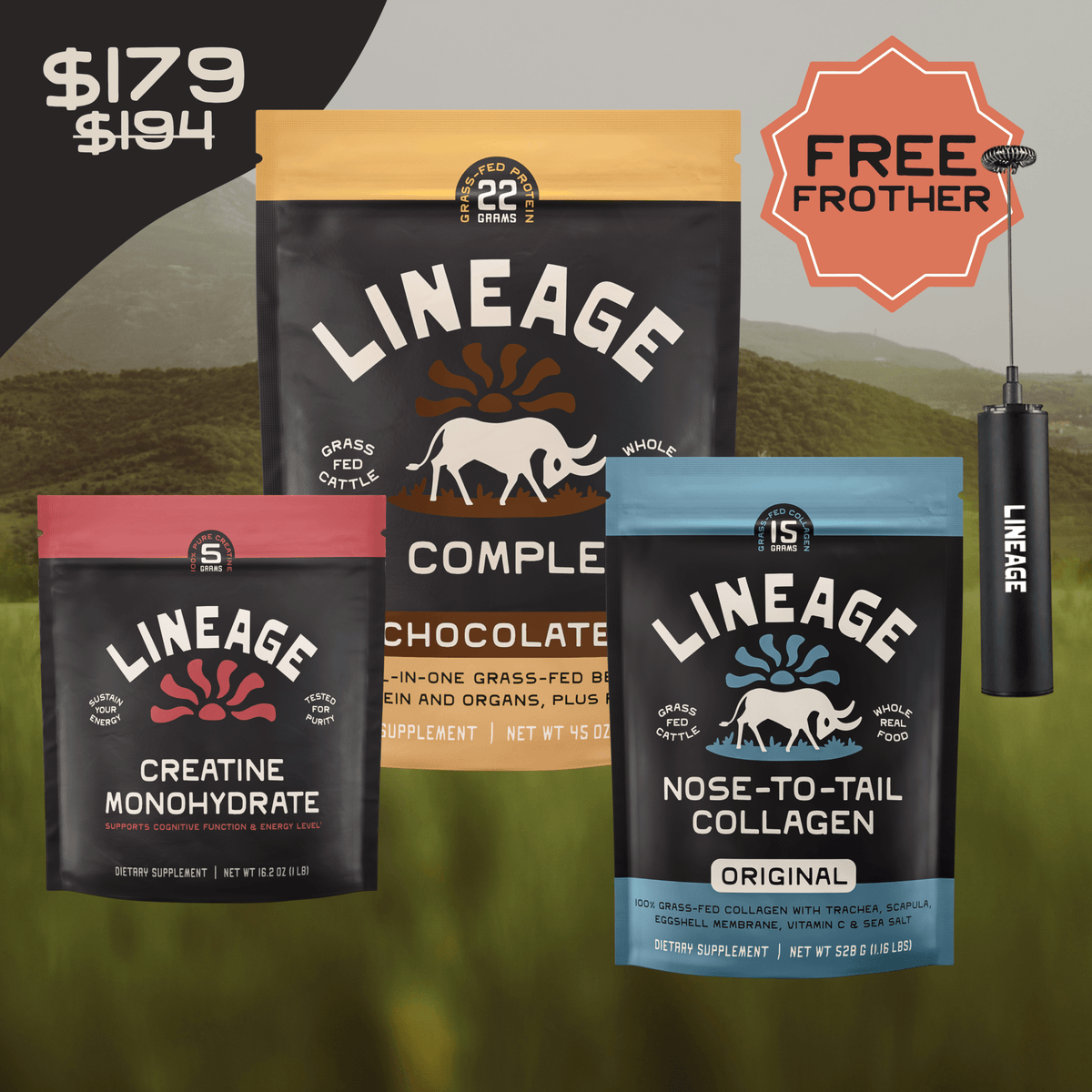 Clean Power Trio - Chocolate