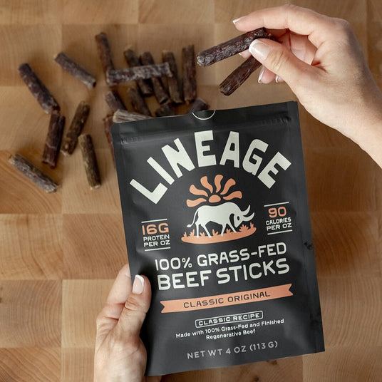 100% Grass-Fed Beef Sticks (Original Flavor)