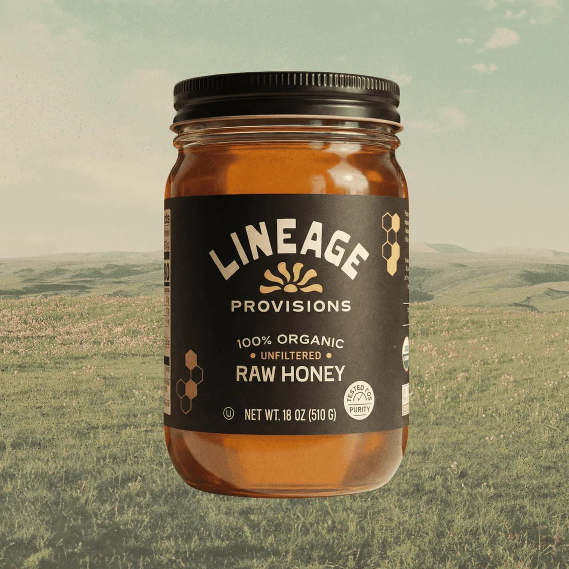 100% Raw Organic & Unfiltered Honey - Single