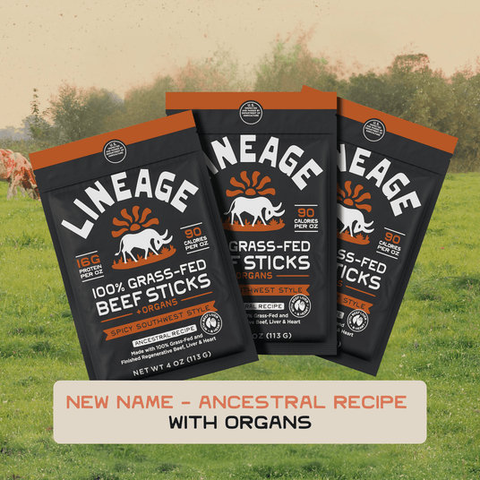 100% Grass-Fed Beef Sticks – Ancestral Recipe (Spicy Southwest)