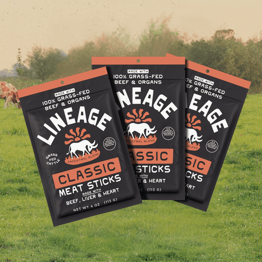 100% Grass-Fed Beef and Organ Meat Sticks – Classic