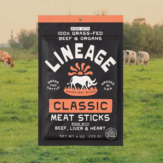 100% Grass-Fed Beef and Organ Meat Sticks – Classic