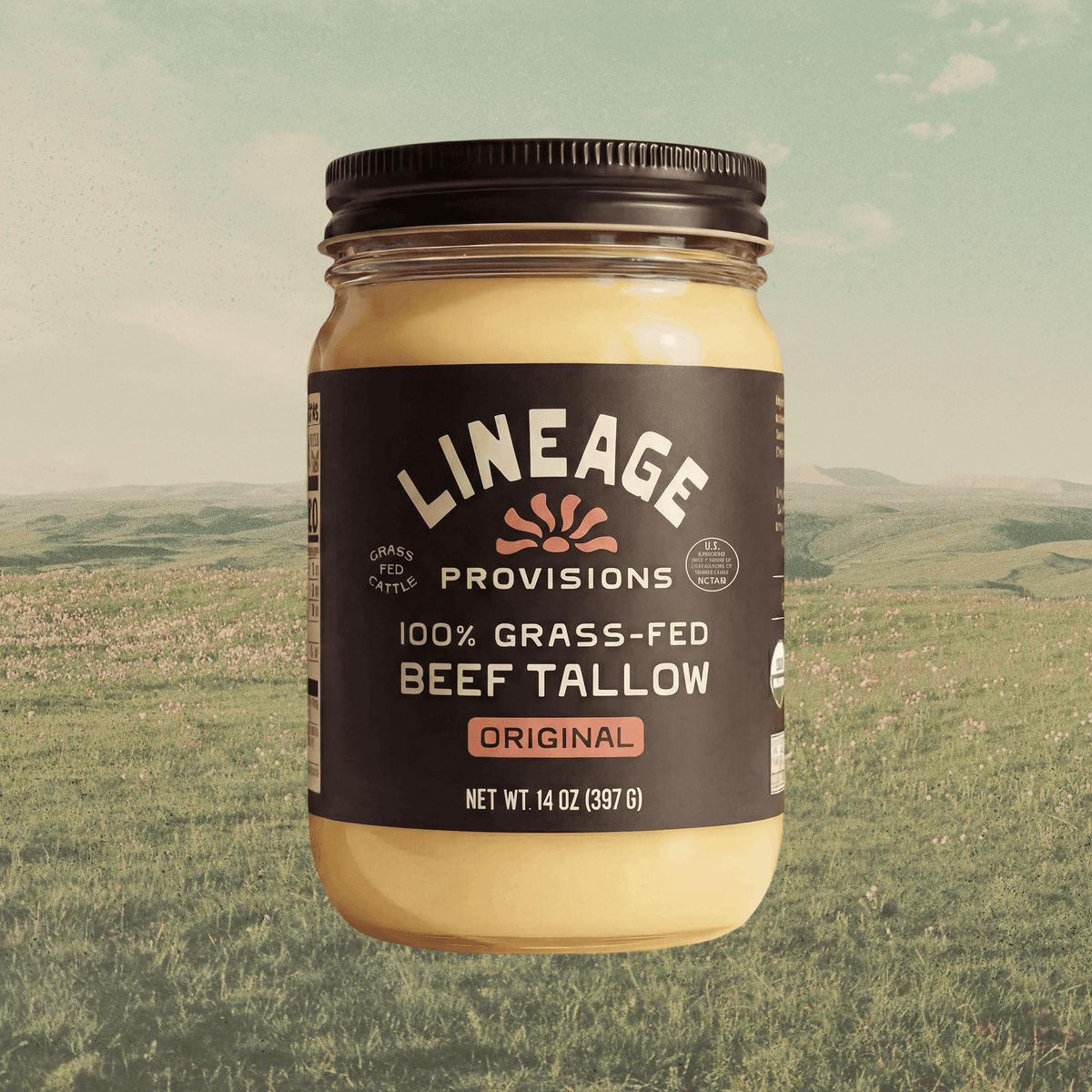 100% Grass-Fed Beef Tallow