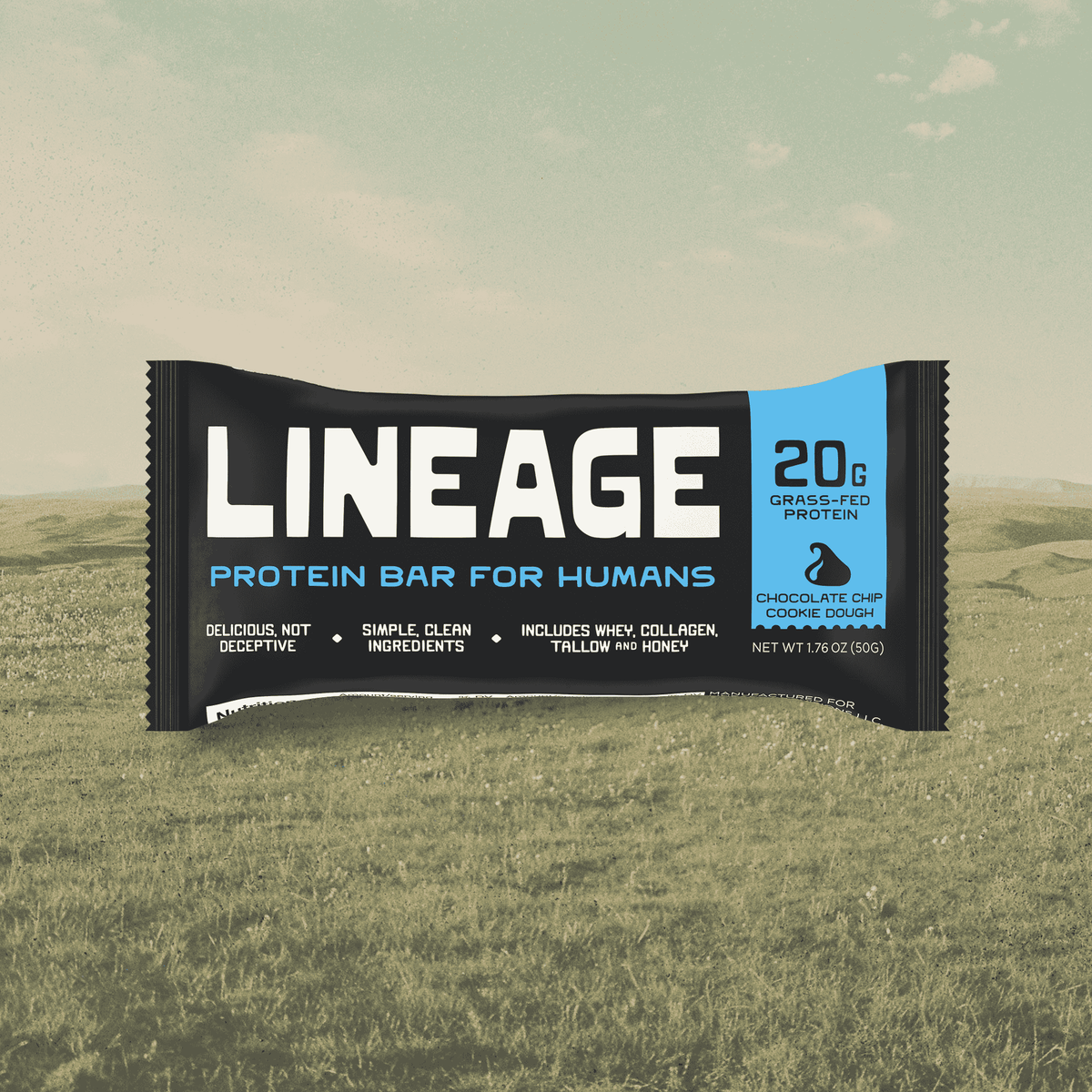The Lineage Protein Bar (Chocolate Chip Cookie Dough)
