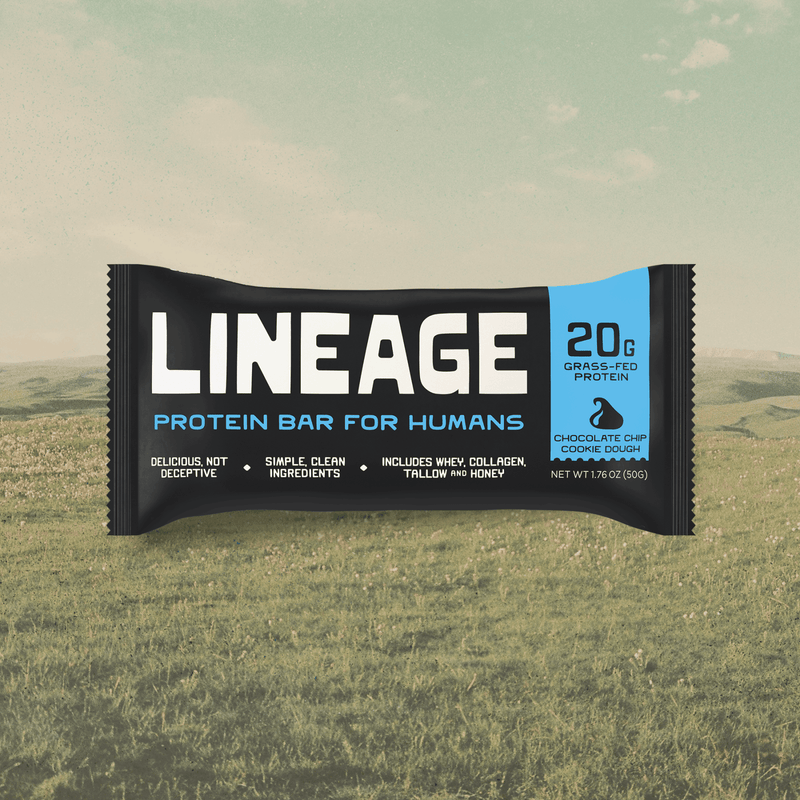 The Lineage Bar (Chocolate Chip Cookie Dough)