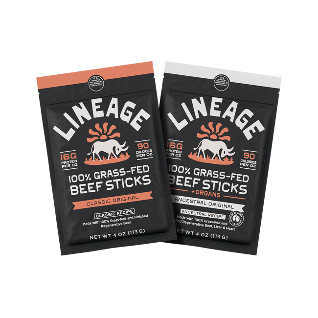 100% Grass-Fed Beef Sticks (Original Flavor)