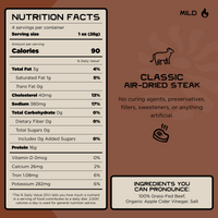 100% Grass-Fed Air-Dried Steak
