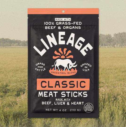 100% Grass-Fed Beef and Organ Meat Sticks Classic