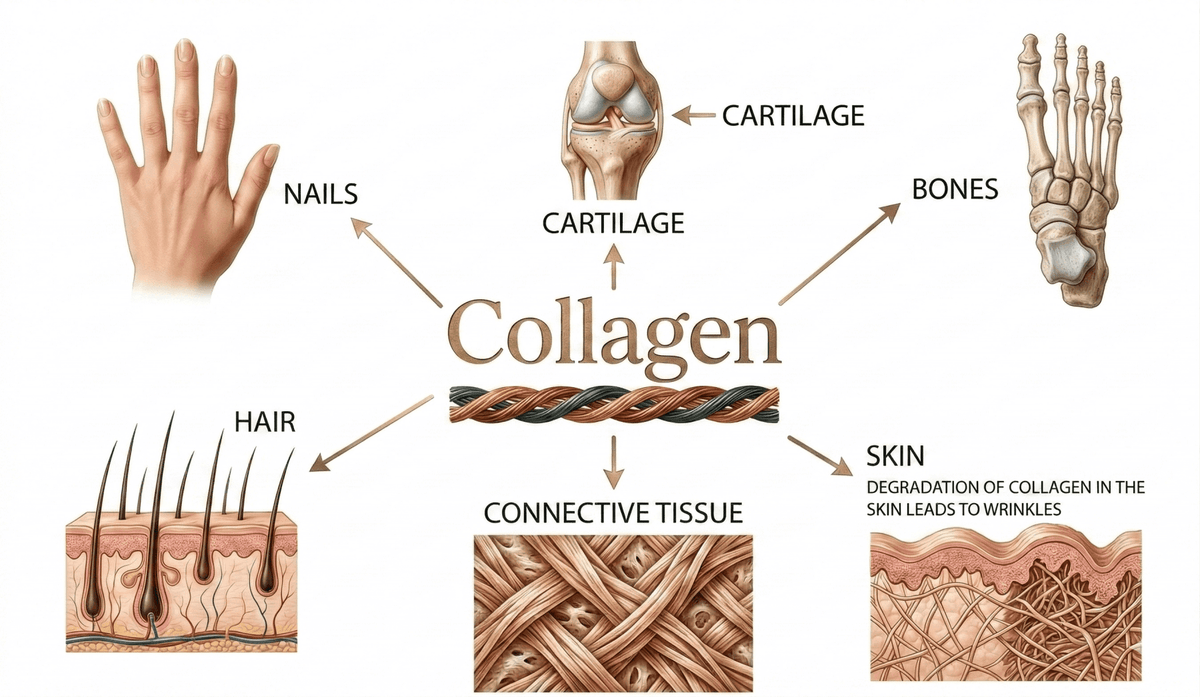 How collagen works in the body