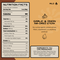 100% Grass-Fed Air-Dried Steak - Garlic & Onion