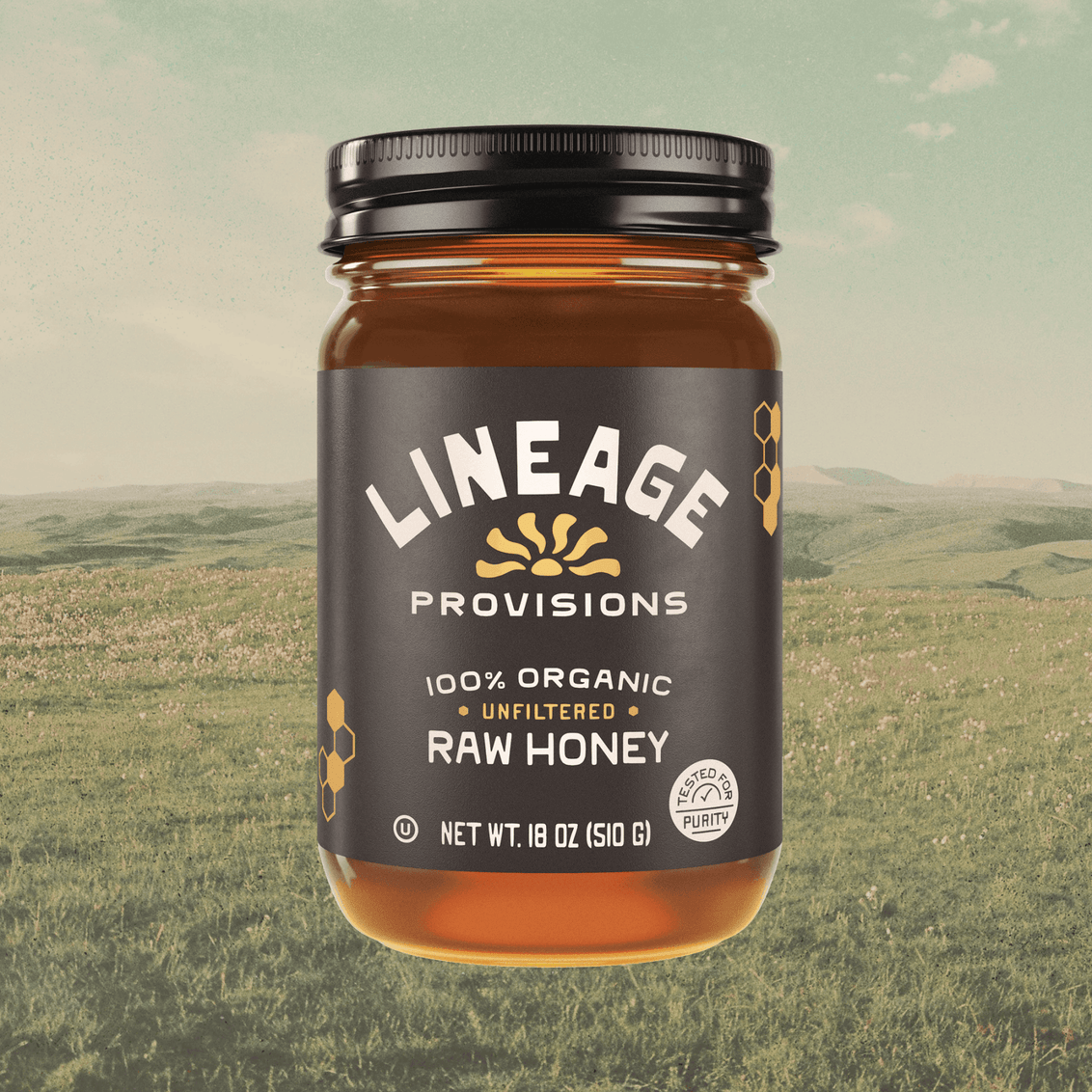 100% Raw Organic & Unfiltered Honey