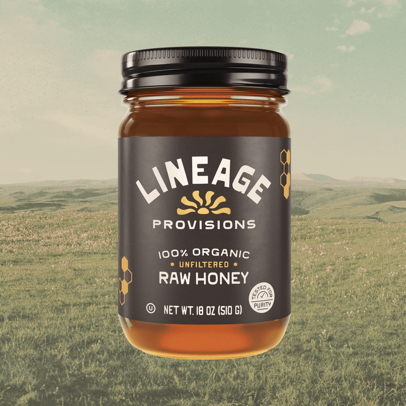 100% Organic Raw Honey