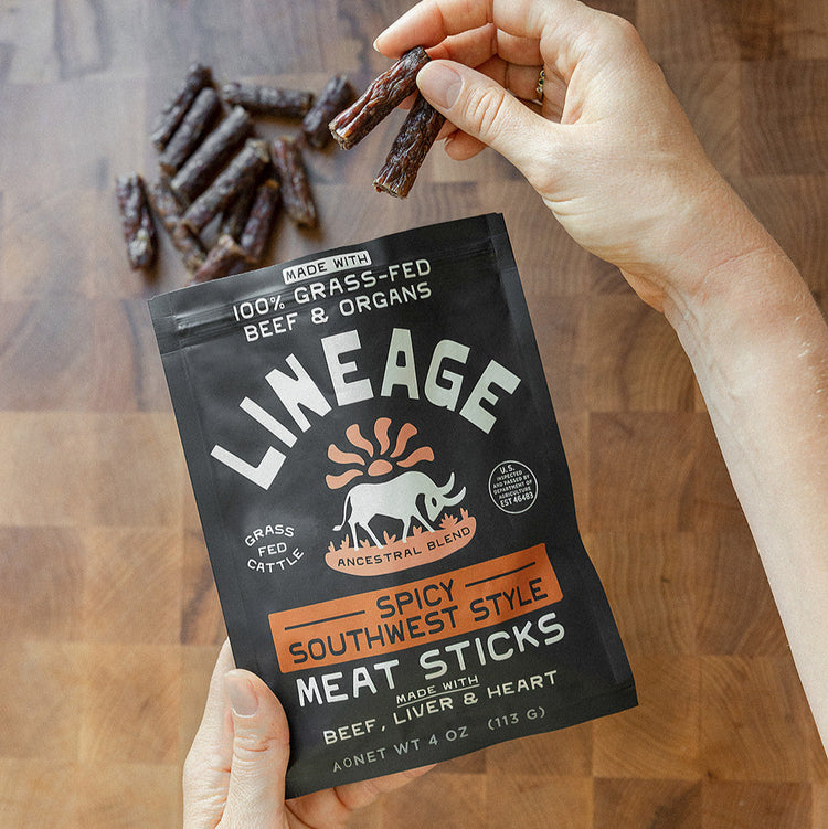 100% Grass-Fed Meat Sticks - Spicy Southwest