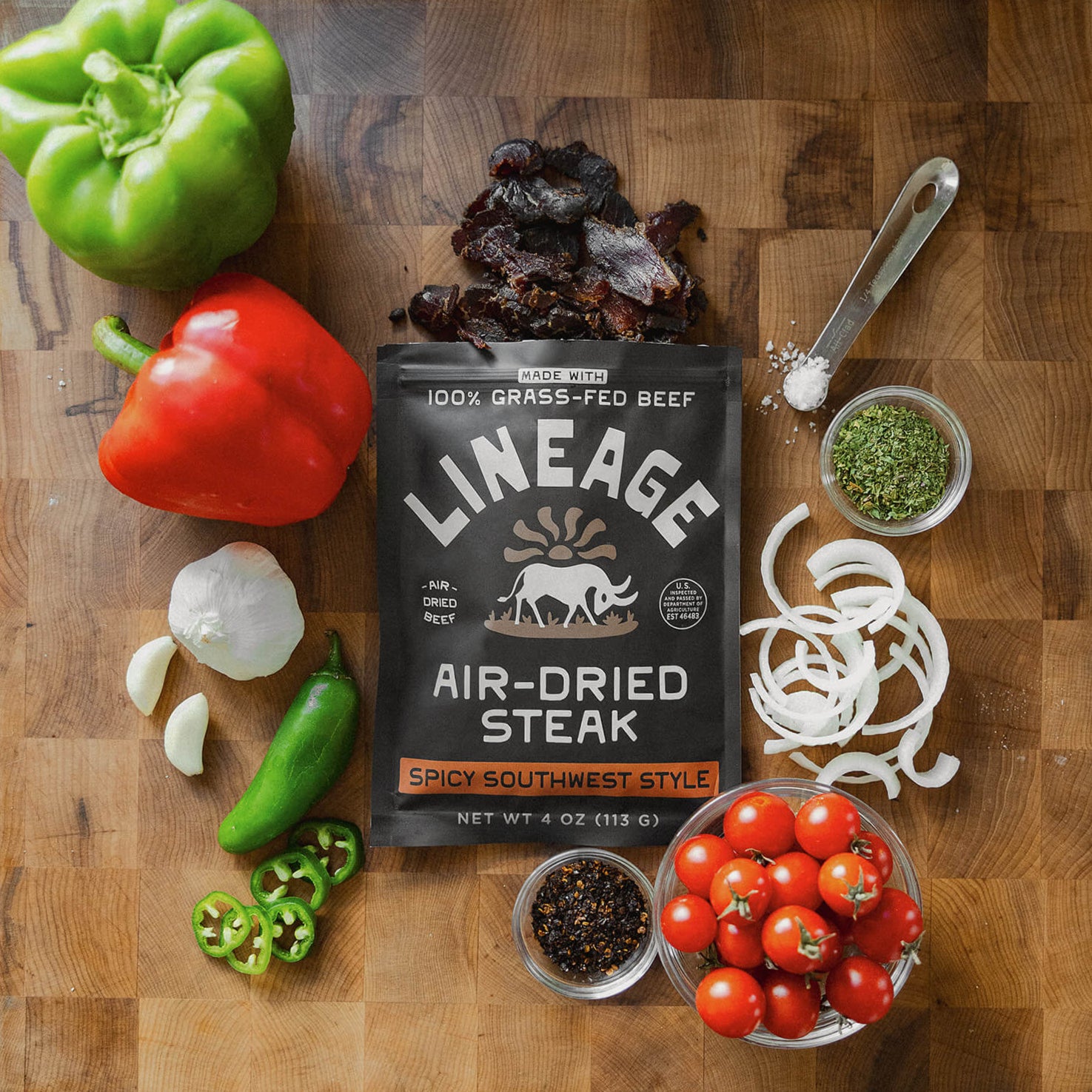 100% Grass-Fed Air-Dried Steak (Spicy Southwest)
