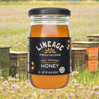 100% Raw Organic & Unfiltered Honey