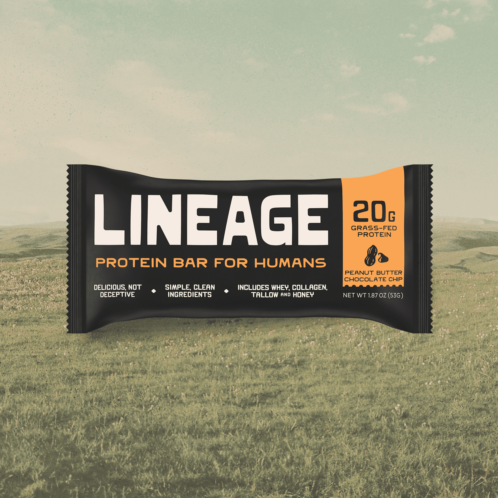 The Lineage Protein Bar (Peanut Butter Chocolate Chip)