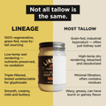100% Grass-Fed Beef Tallow