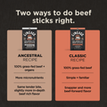 100% Grass-Fed Beef Sticks – Ancestral Recipe (Original Flavor)
