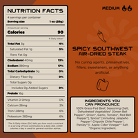 100% Grass-Fed Air-Dried Steak - Spicy Southwest