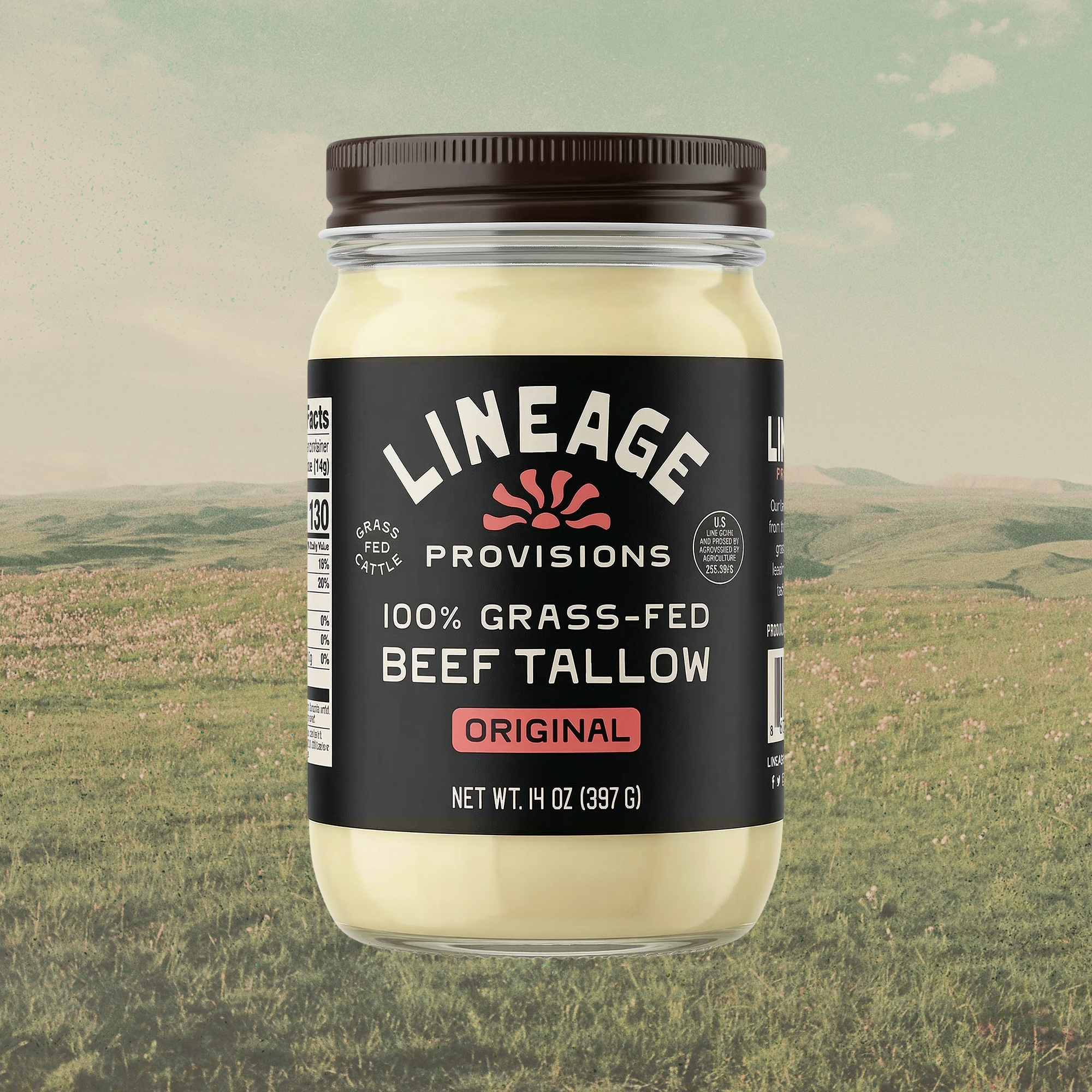 100% Grass-Fed Beef Tallow