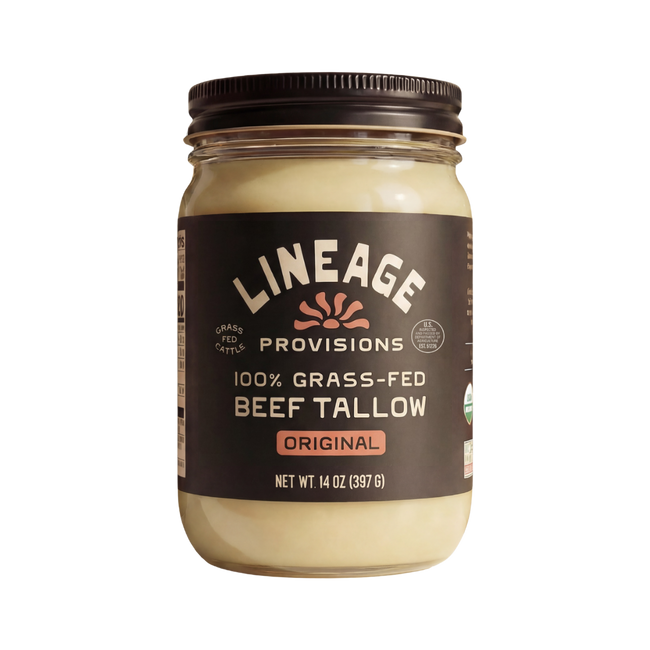 100% Grass-Fed Beef Tallow