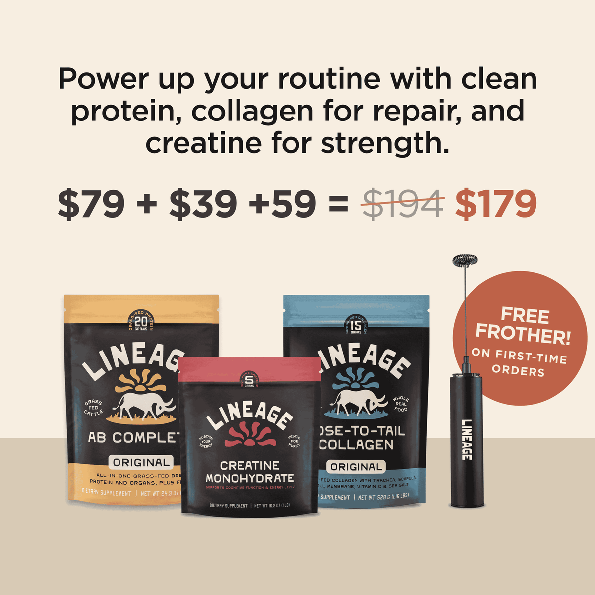 Clean Power Trio - Original – Lineage Provisions